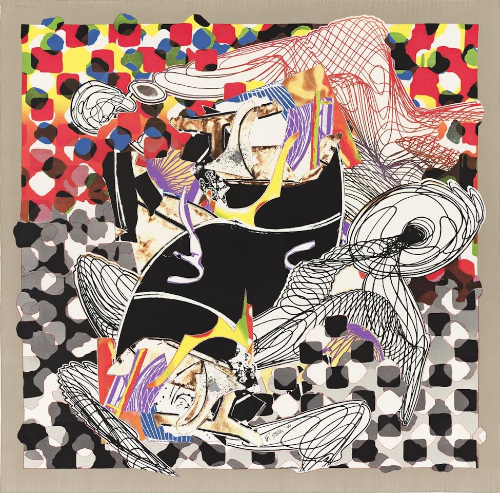 The Whale-Watch Shawl by Frank Stella