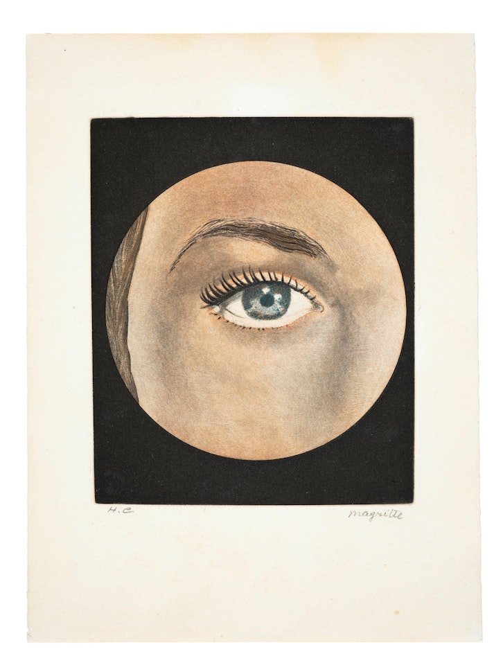 L'Oeil, from Le Lien de Paille by René Magritte