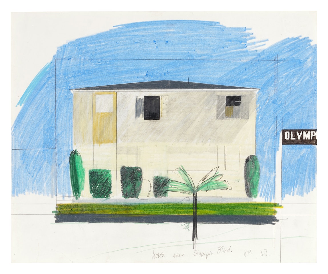 House, Olympic Boulevard by David Hockney