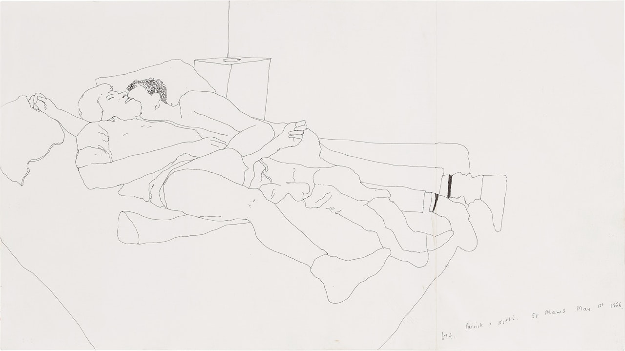 Patrick, Keith, St. Mawes by David Hockney
