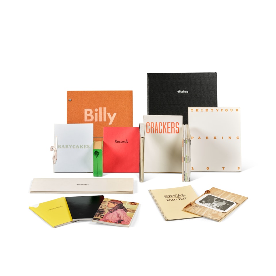 The Complete Collection of First Edition Artist's Books by Ed Ruscha