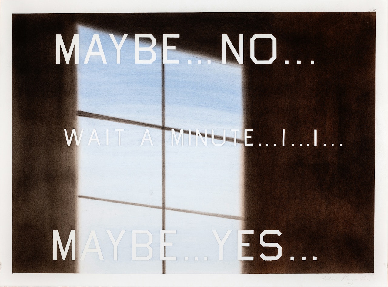 Maybe, Maybe by Ed Ruscha