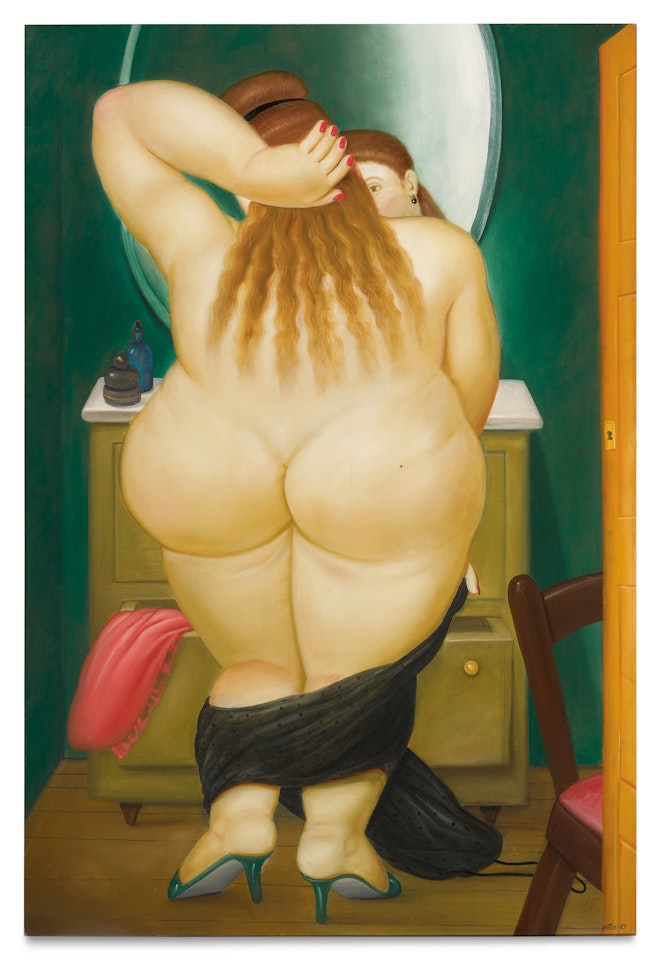 Desnudo ante el espejo by Fernando Botero