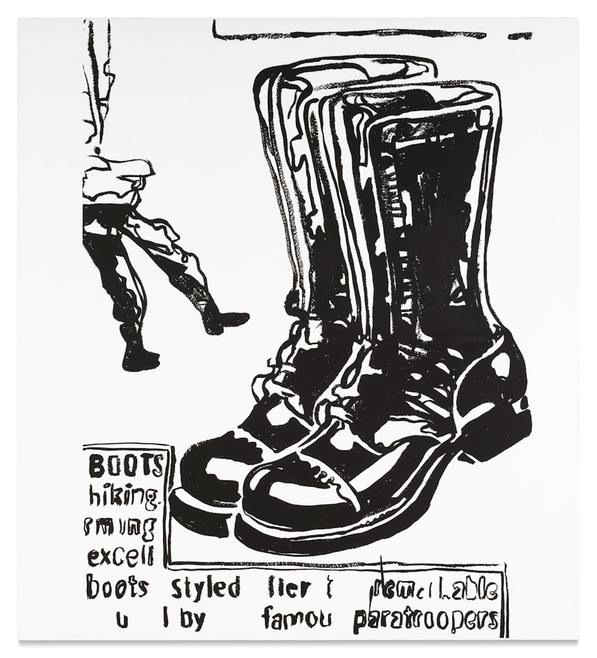 Paratrooper Boots by Andy Warhol