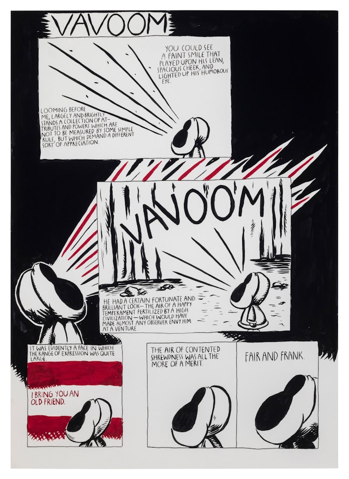 Untitled (Vavoom...I Bring) by Raymond Pettibon