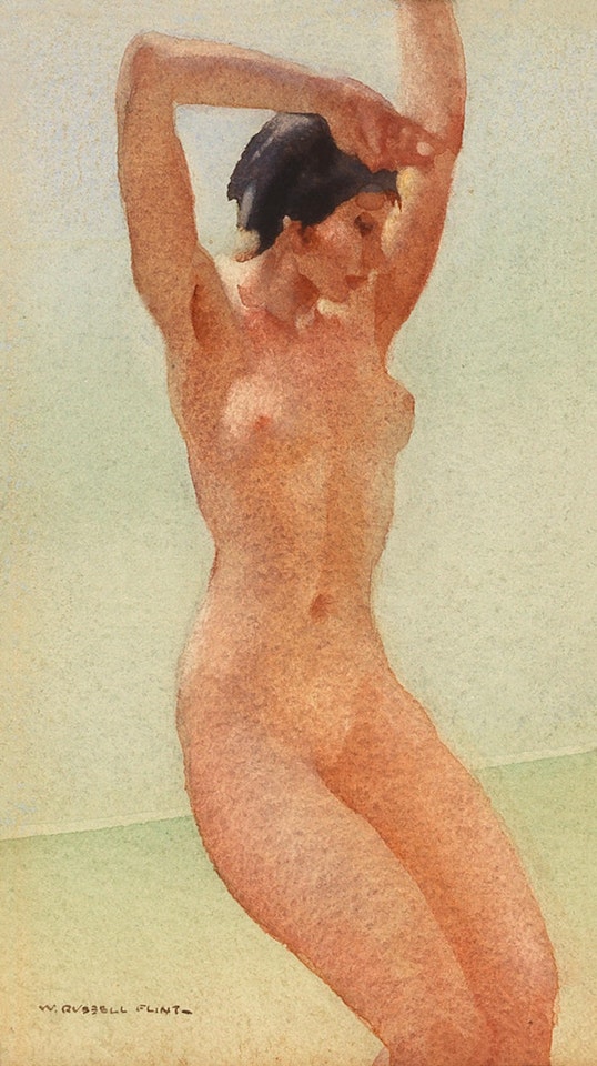 Model for a mermaid by William Russell Flint