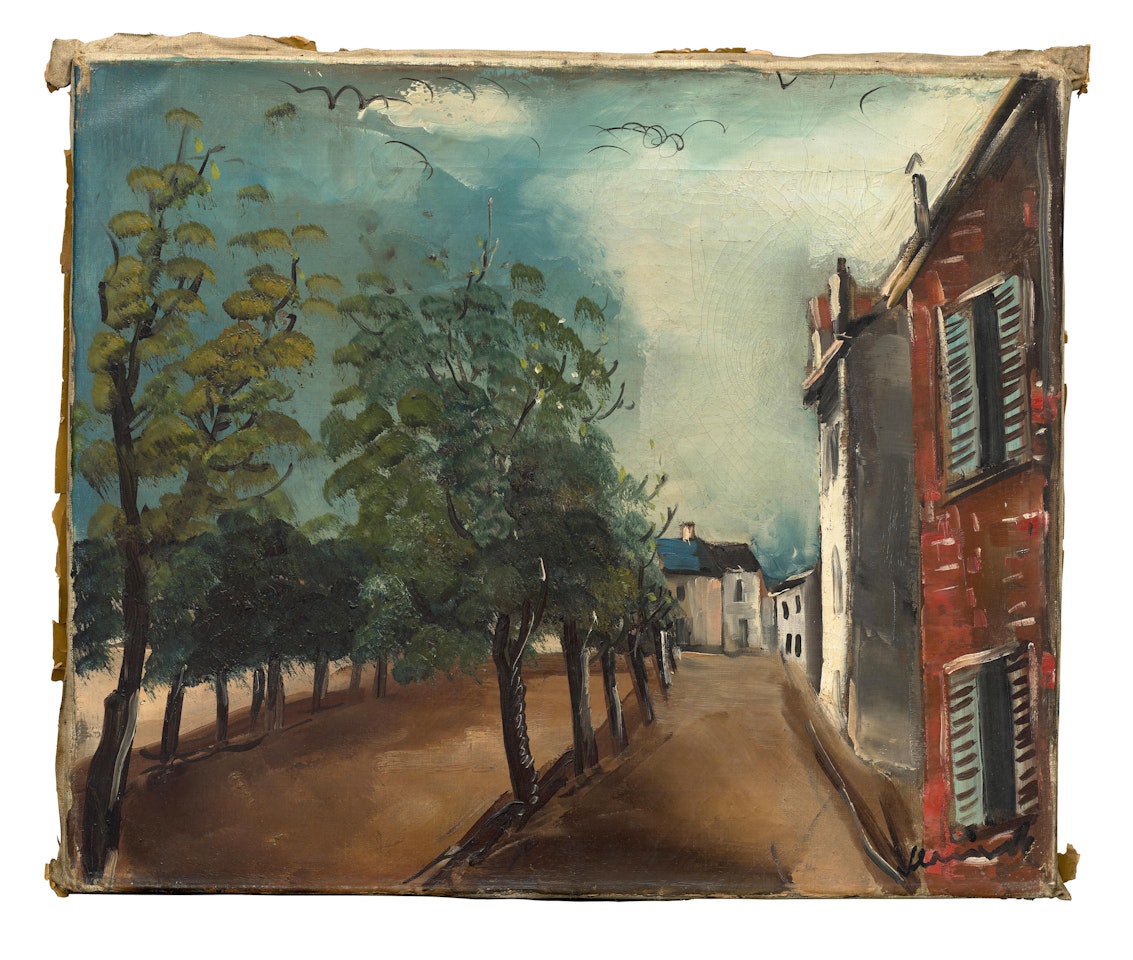 Rue de village by Maurice de Vlaminck