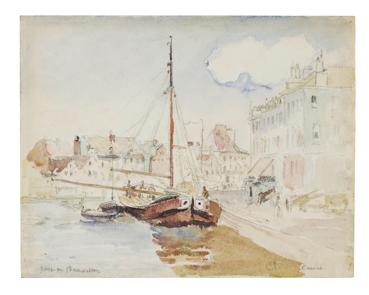 Port de Bruxelles by Camille Pissarro