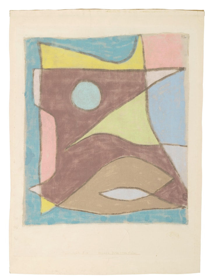 Maske unterwasserführer by Paul Klee