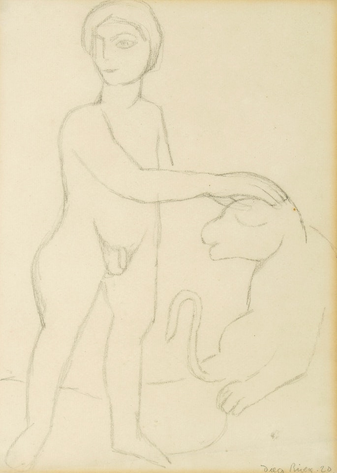Pompeian Scene, Palermo by Diego Rivera