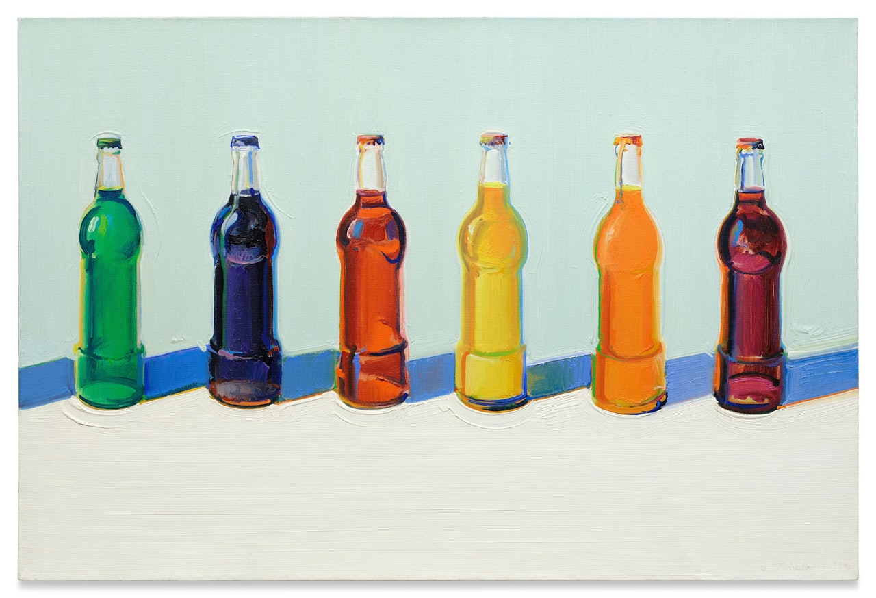 Pop Bottles by Wayne Thiebaud