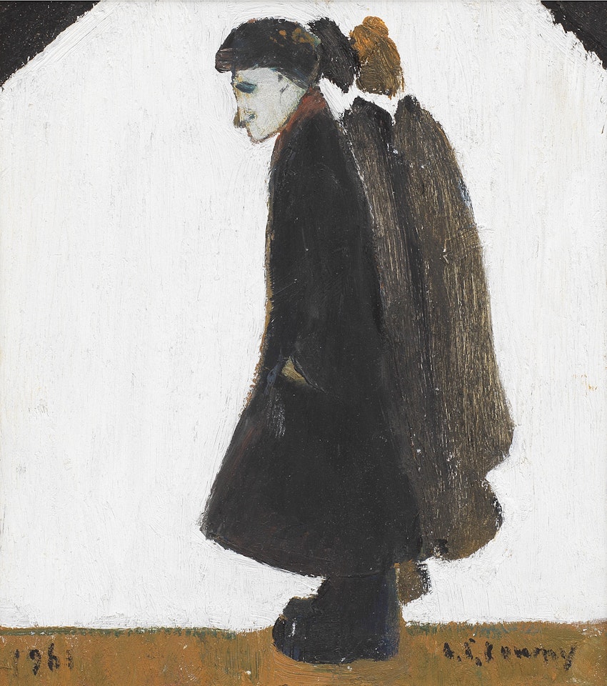 Man Looking at Something by Laurence Stephen Lowry