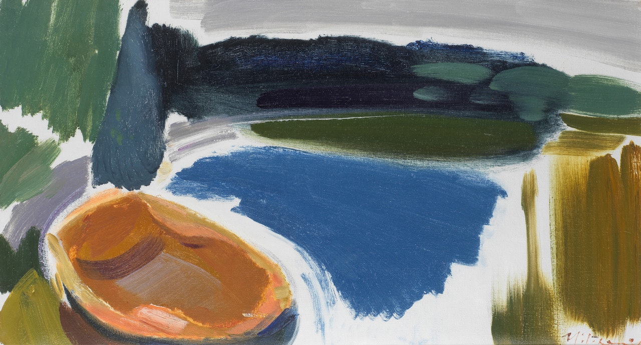 Boat on Shallow Water  by Ivon Hitchens