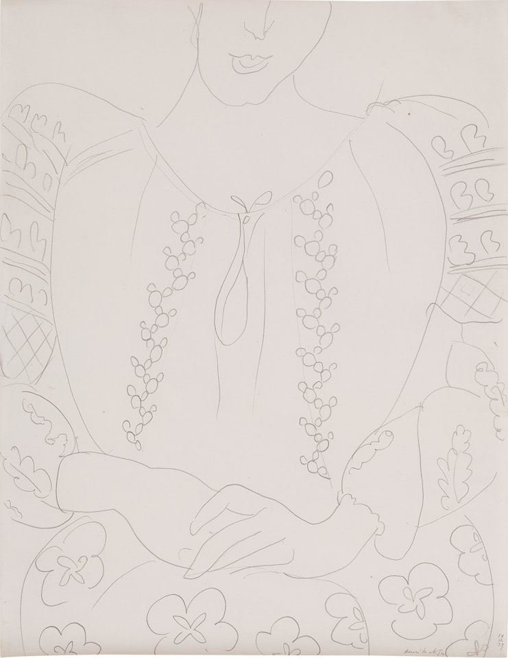 Femme à la blouse roumaine by Henri Matisse