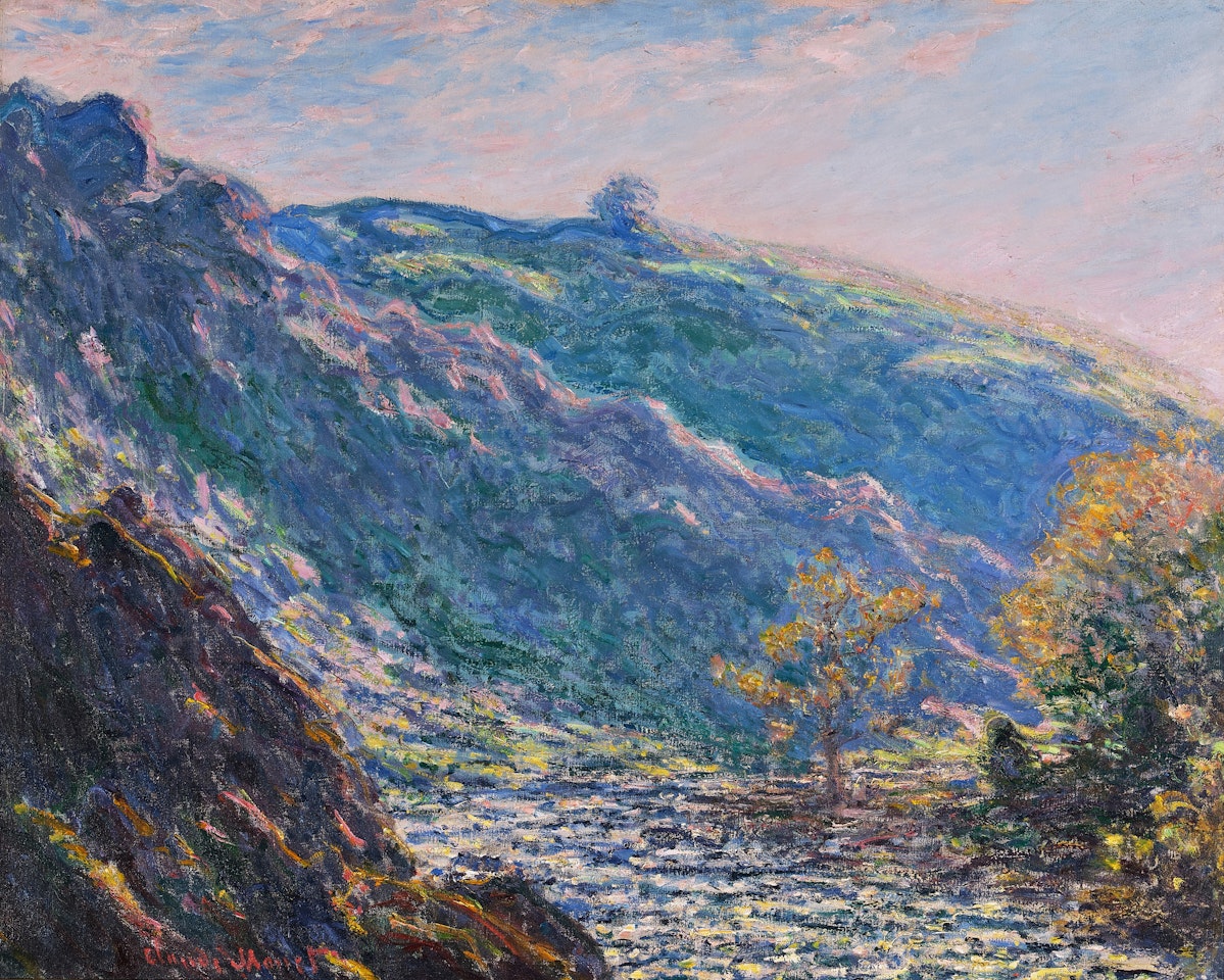Soleil sur la Petite Creuse by Claude Monet