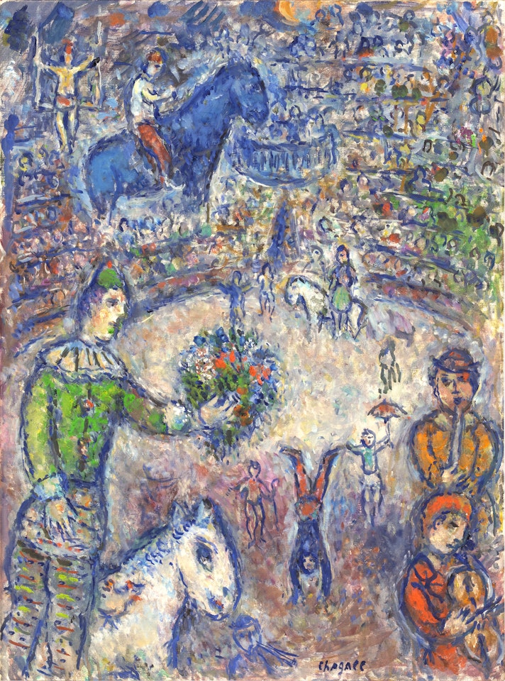 La Fête au cirque by Marc Chagall