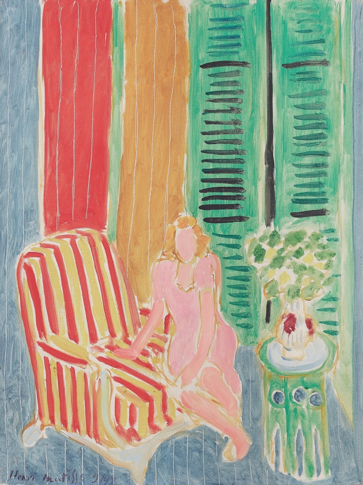 Jeune fille à la robe rose by Henri Matisse