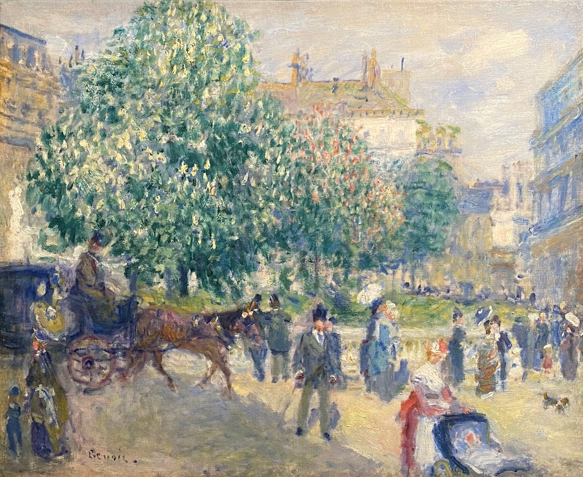 Place de la Trinité by Pierre-Auguste Renoir