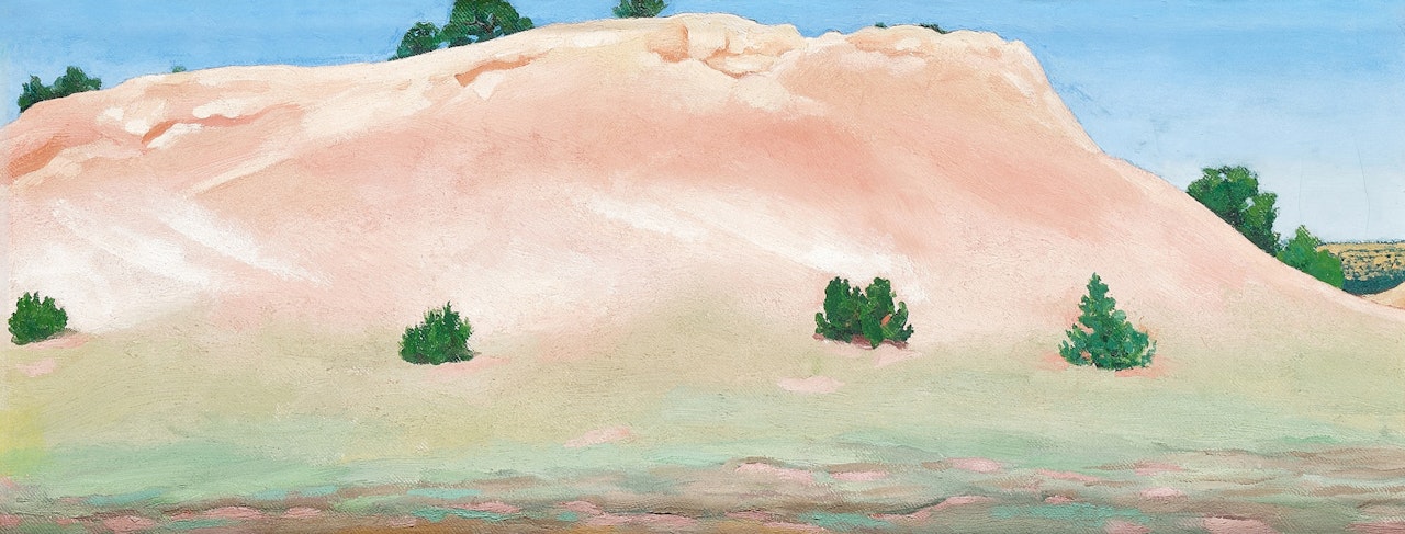 Long Pink Hill by Georgia O'Keeffe