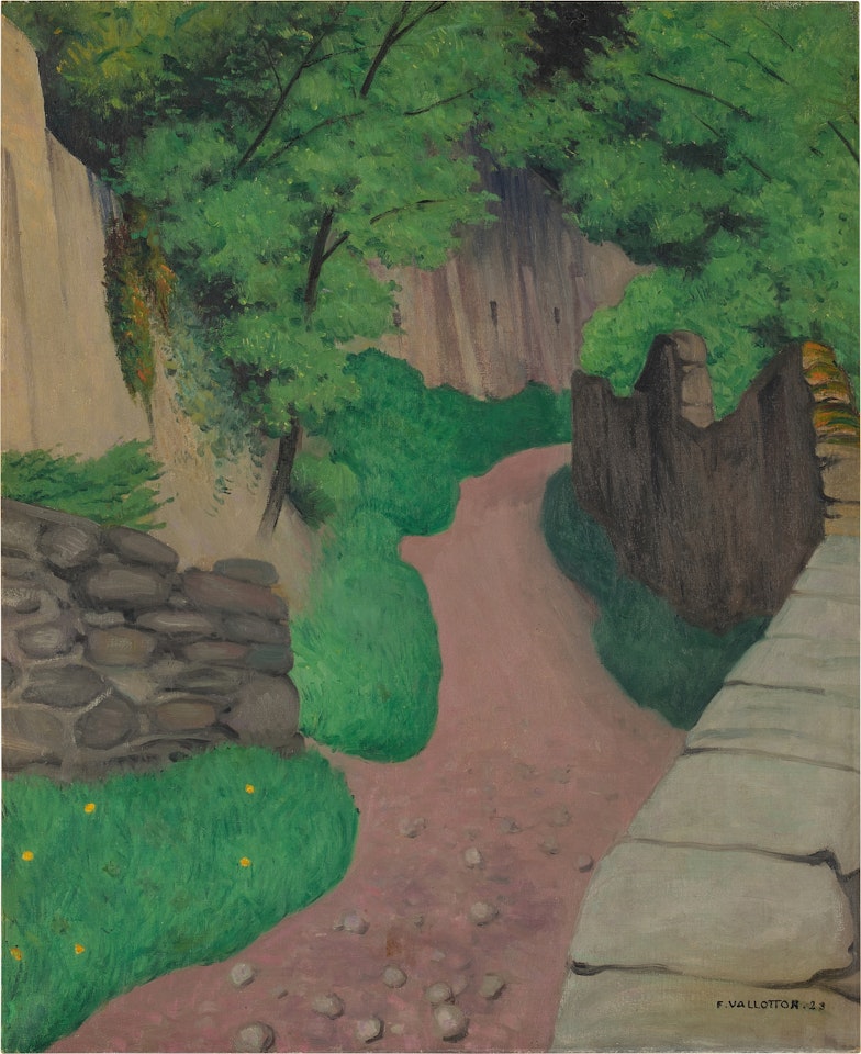 Chemin entre des murs, Avallon by Félix Vallotton