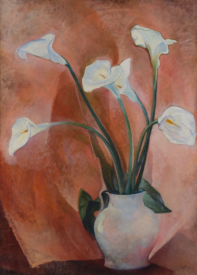 Calla-lilien (Calla Lilies) by Max Pechstein