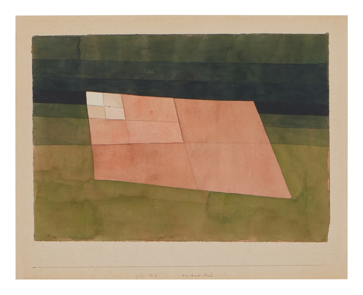 Einsames Mal (Solitary Sign) by Paul Klee