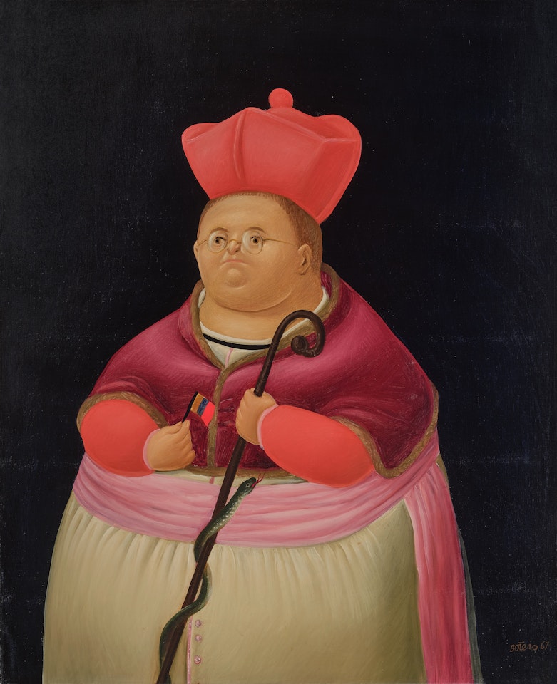 Il nuncio by Fernando Botero