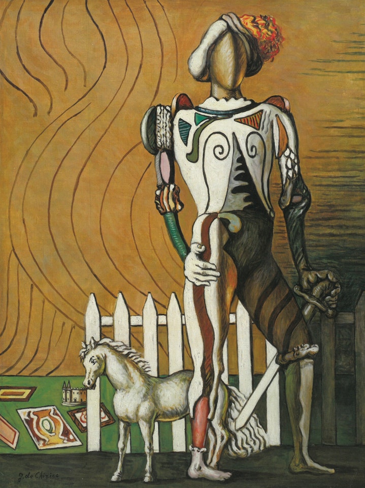 Gentiluomo in villeggiatura by Giorgio de Chirico
