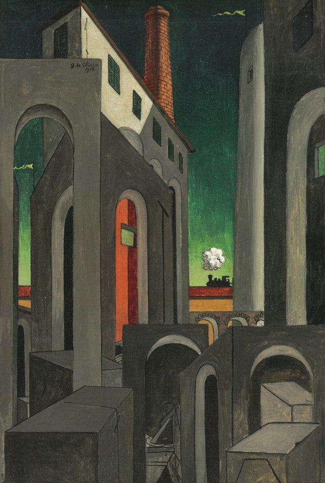 Apparizione della ciminiera by Giorgio de Chirico