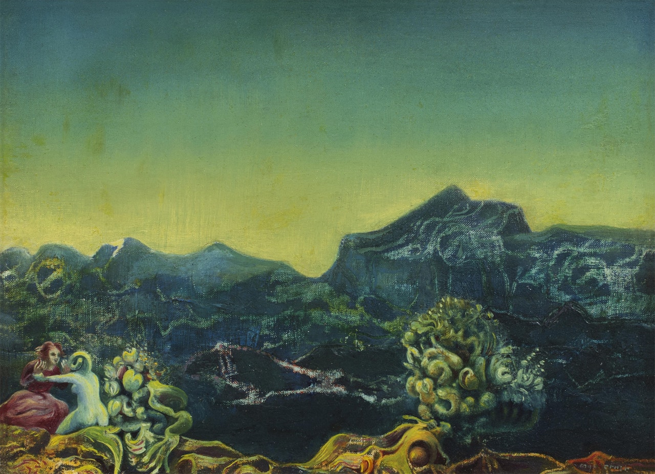 Aux antipodes du paysage by Max Ernst