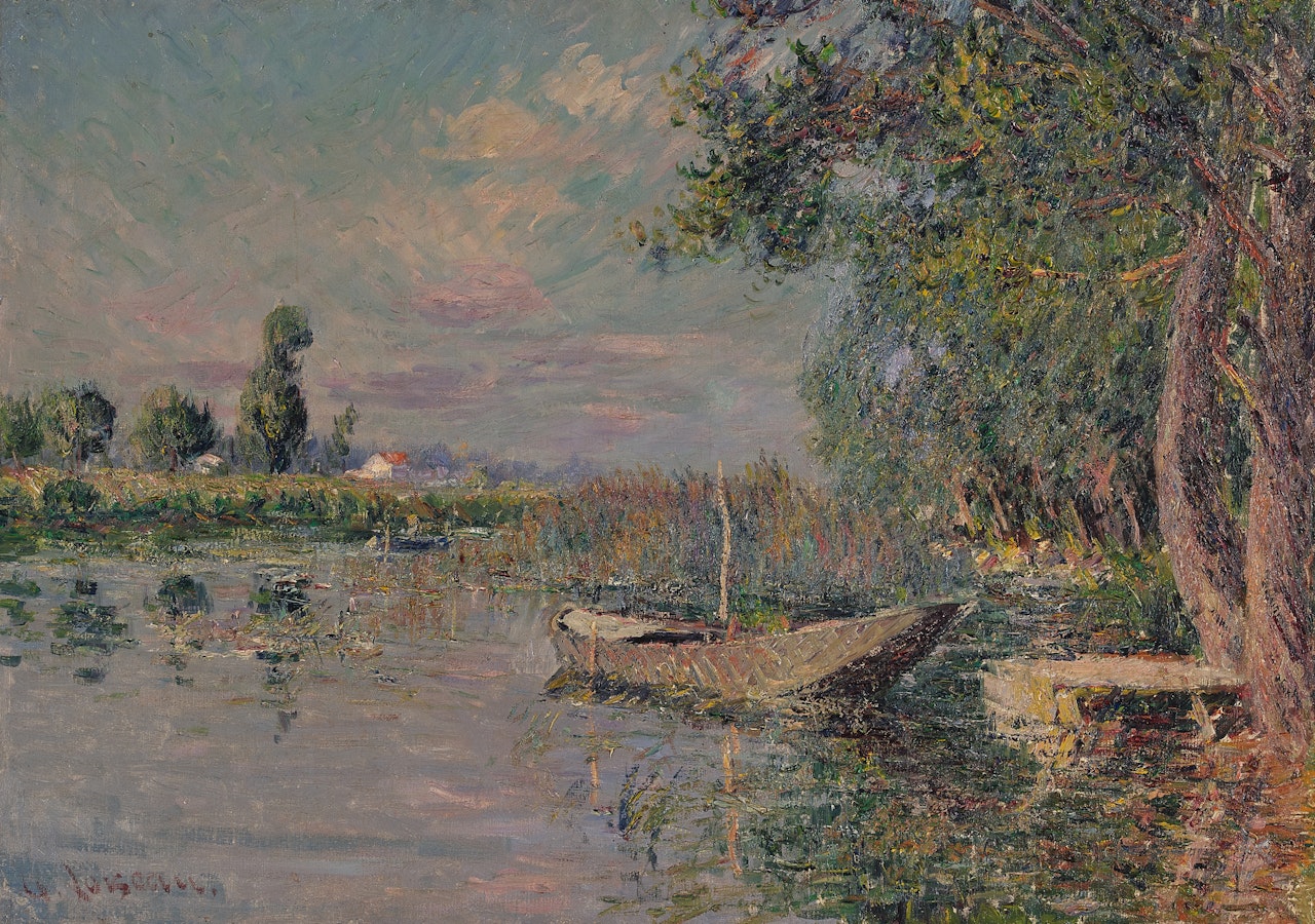 Barque sur La Seine à Herblay by Gustave Loiseau