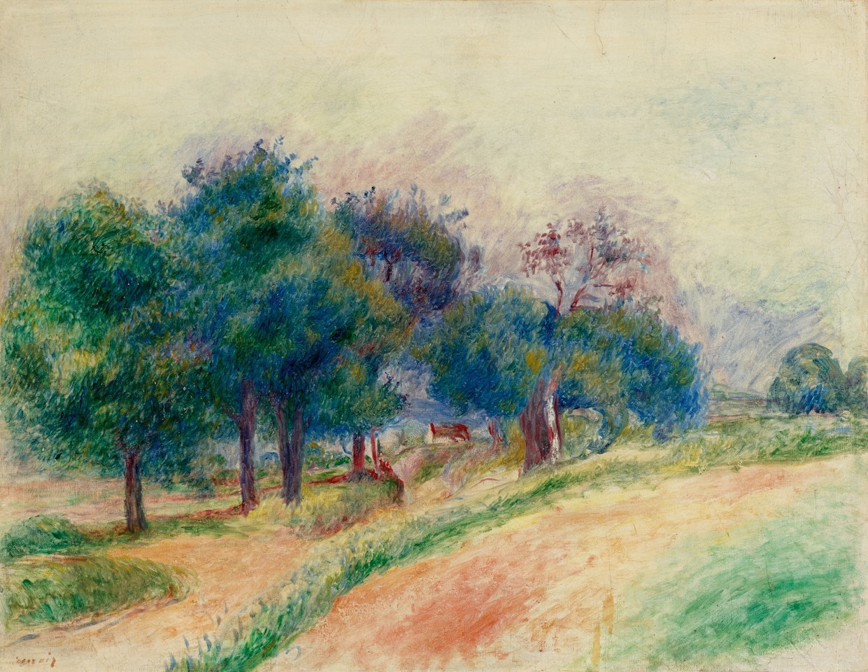 Paysage d'Essoyes by Pierre-Auguste Renoir