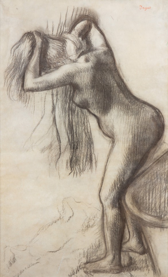 Femme à sa toilette by Edgar Degas