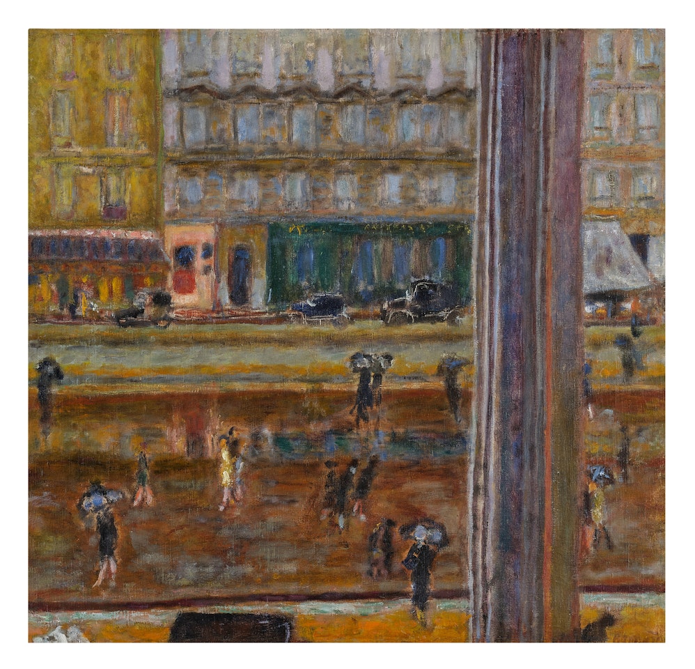 Boulevard des Batignolles (La Pluie) by Pierre Bonnard