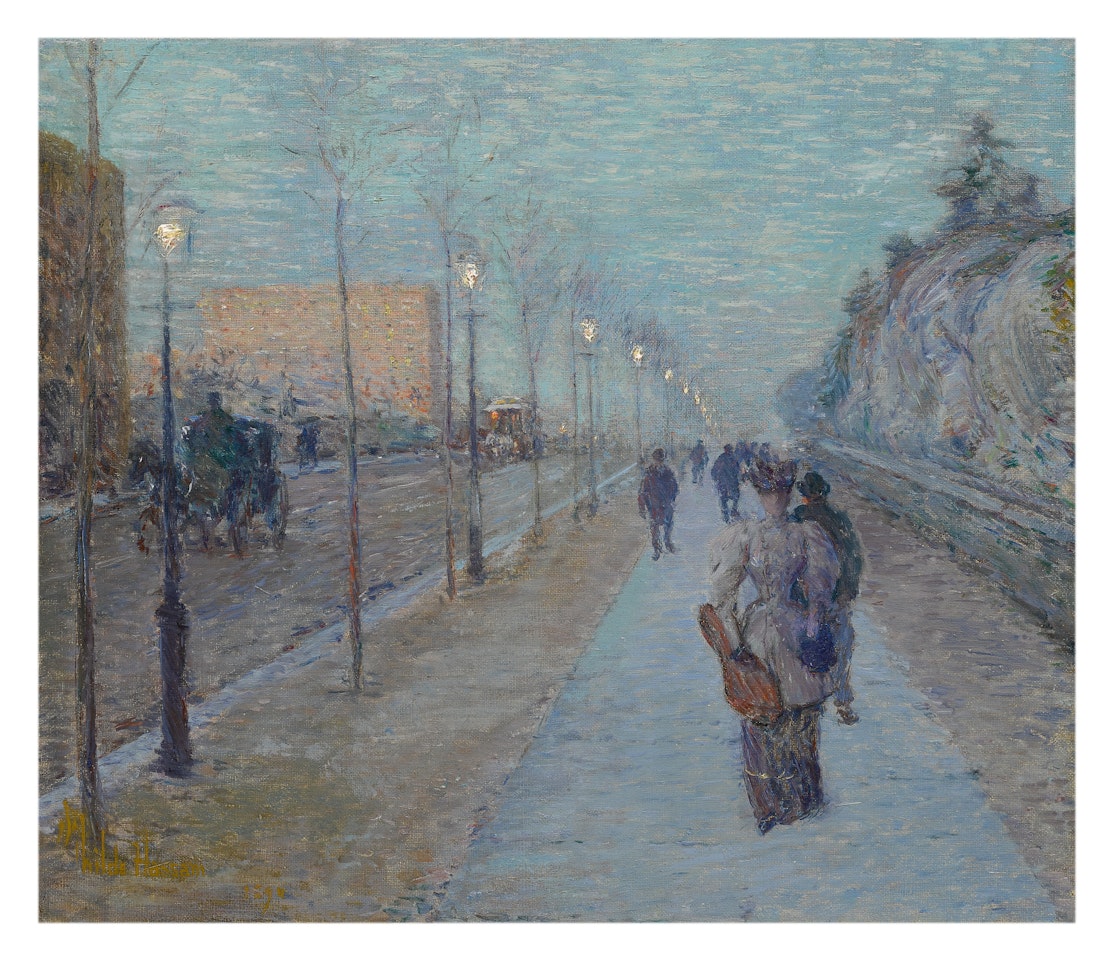 Central Park West at 82nd Street by Childe Hassam
