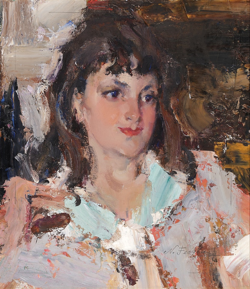 Portrait of Mary Kiker by Nicolai Fechin