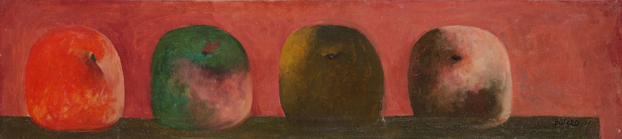 Bodegón de manzanas by Fernando Botero