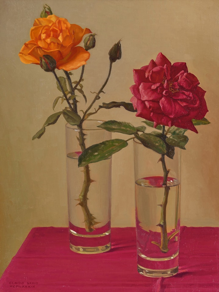 Roses by Claudio Bravo