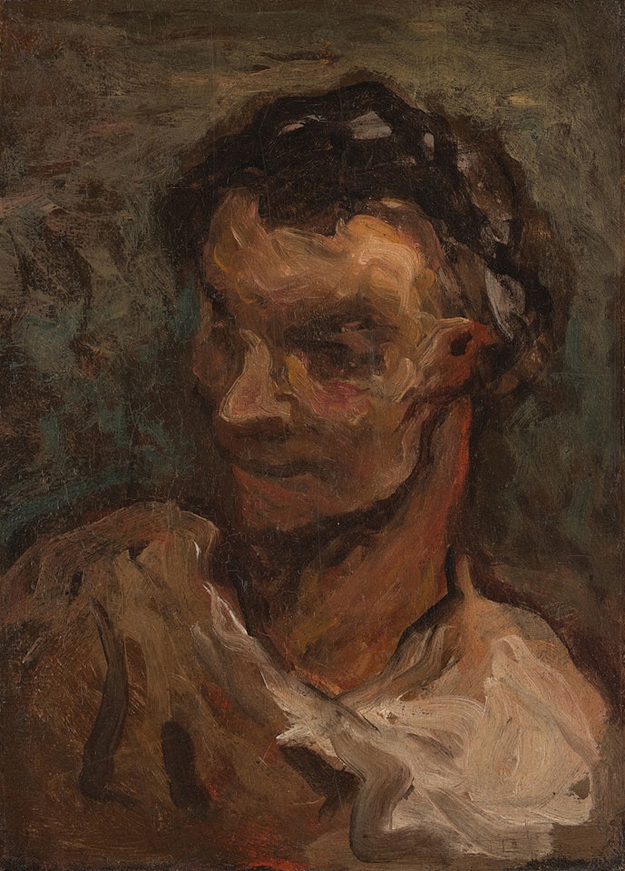 Tête d'homme by Honoré Daumier