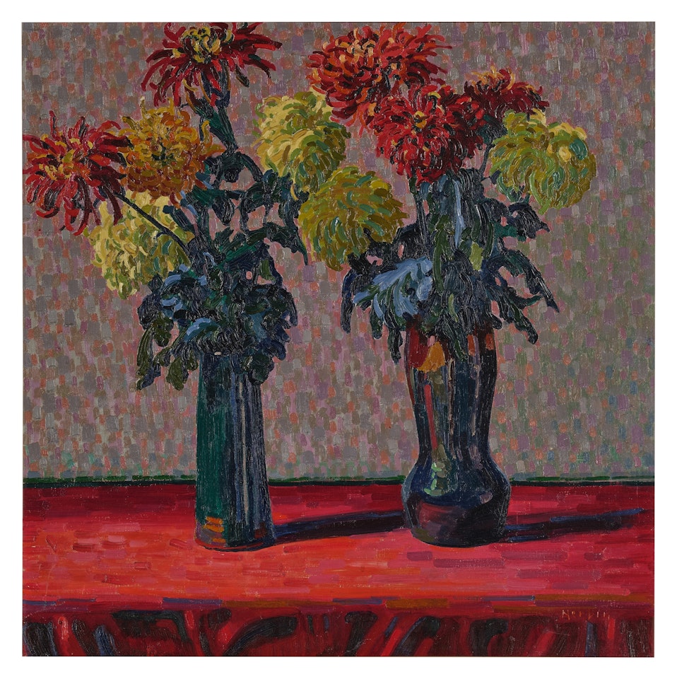 Vases aux chrysanthèmes by Auguste Herbin