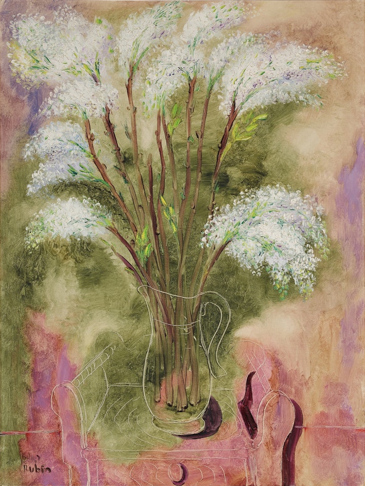 White Lilacs by Reuven Rubin