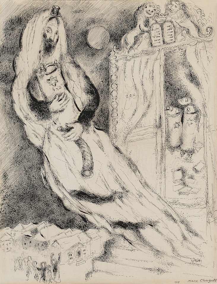 La Dernière Résistance," Joseph Opatoshu by Marc Chagall