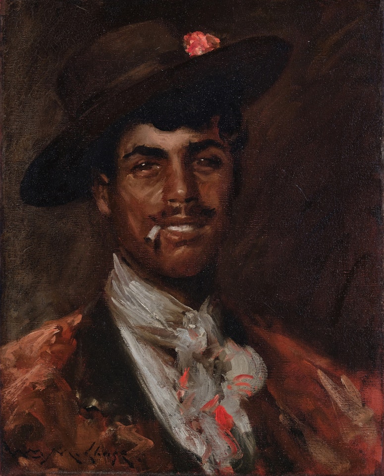 A Gypsy Swell by William Merritt Chase