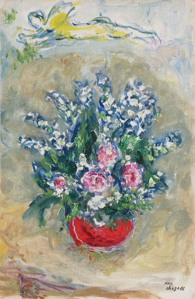 Muguets et roses by Marc Chagall