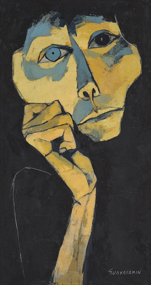 Meditación by Oswaldo Guayasamin