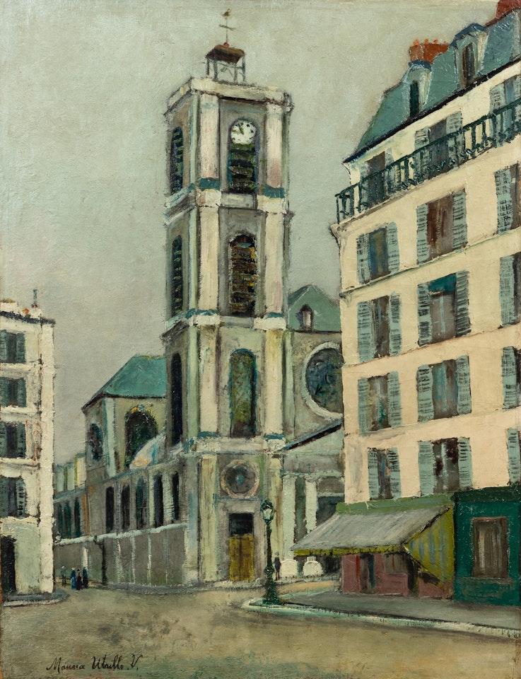 Église Saint-Jacques-du-Haut-Pas by Maurice Utrillo
