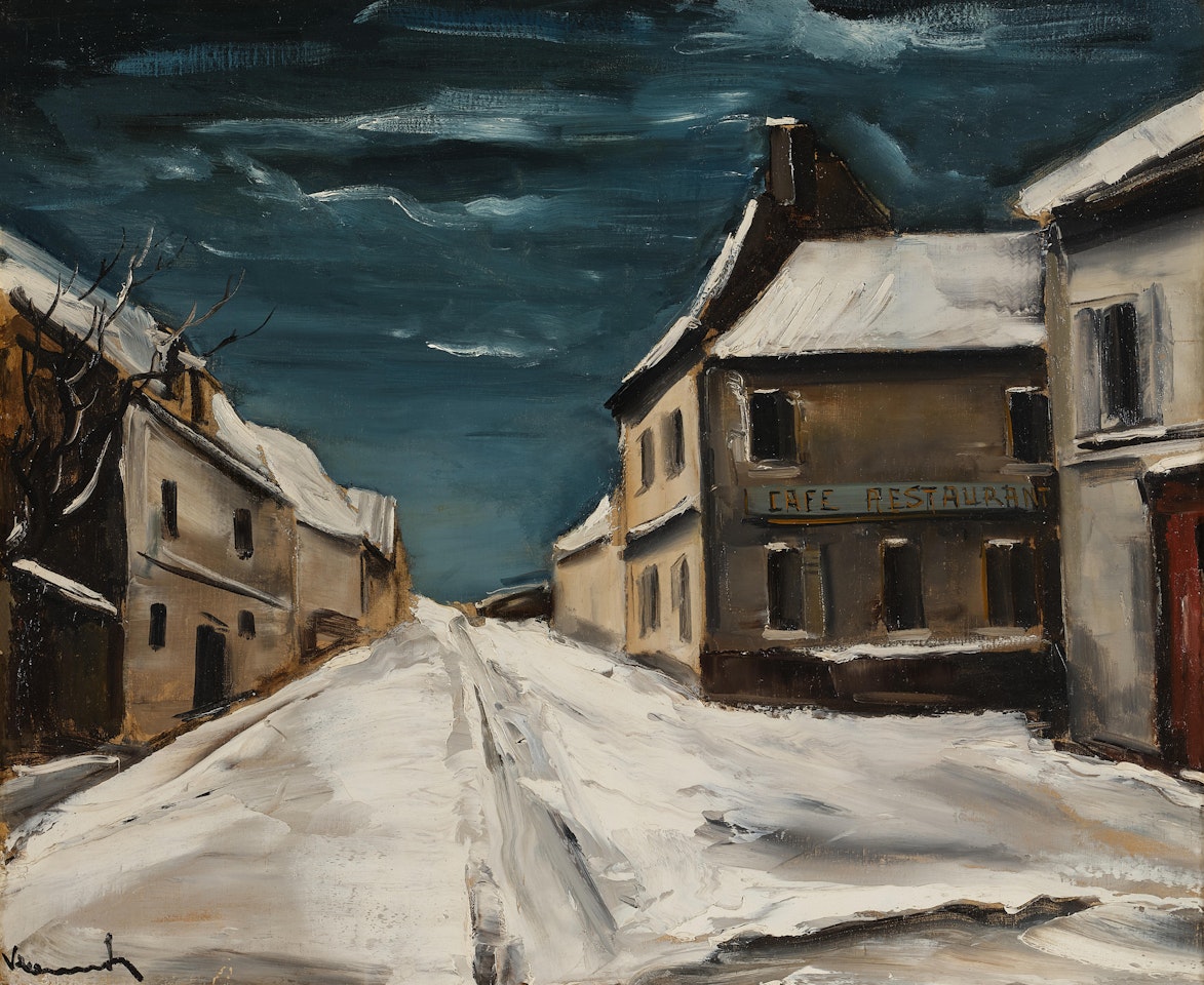 Village sous la neige by Maurice de Vlaminck