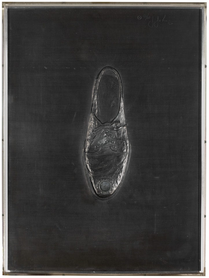 High School Days, from Lead Reliefs by Jasper Johns