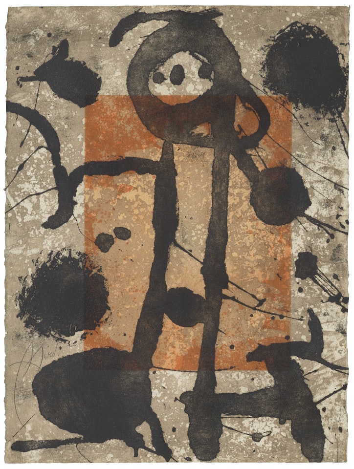 Rupestres III (Cave Paintings III) by Joan Miró