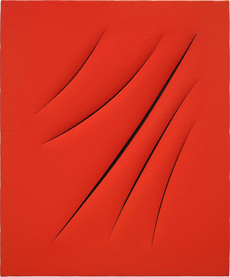 Concetto spaziale, Attese by Lucio Fontana